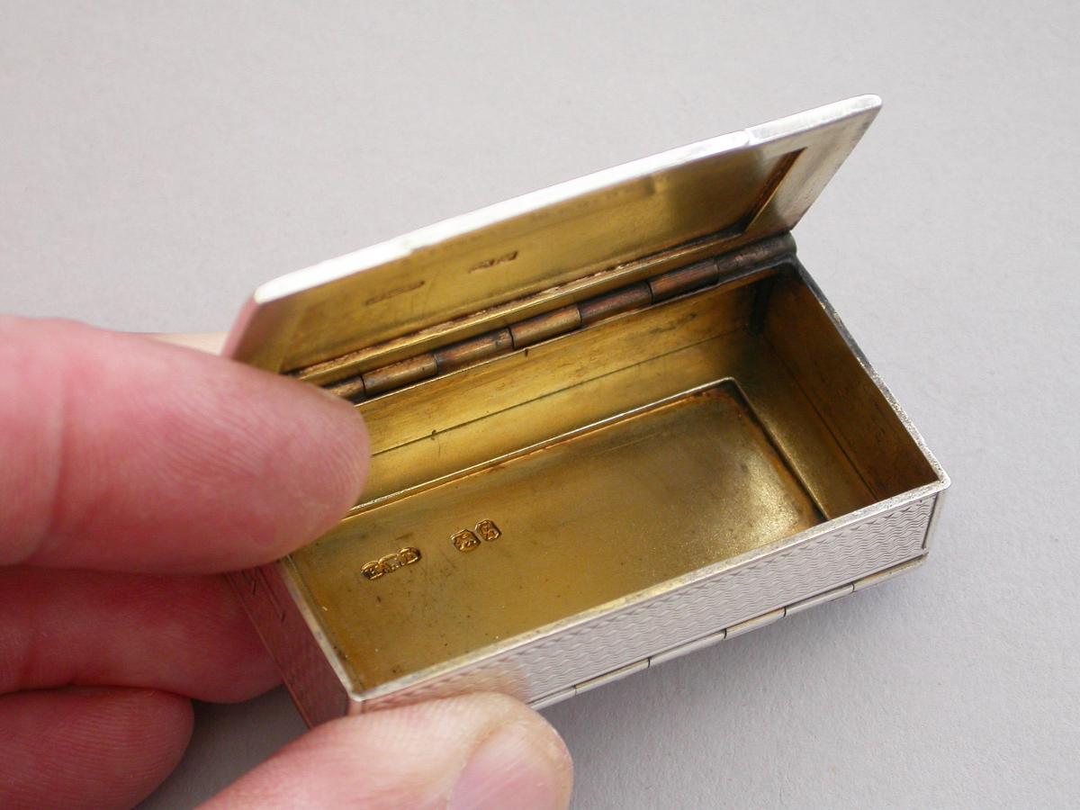 Victorian Silver Double Opening Vesta Case