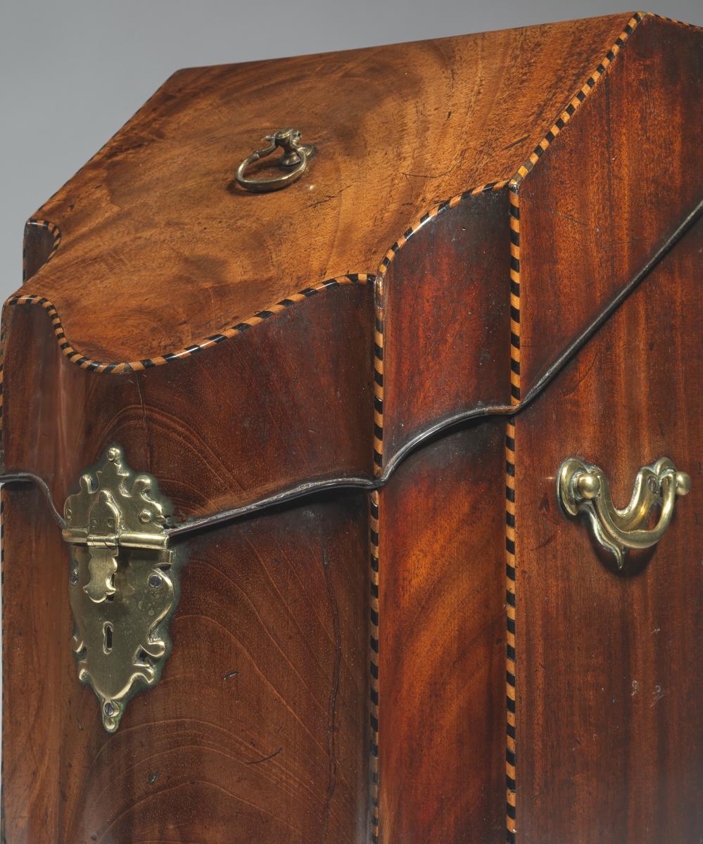 George III mahogany knife boxes