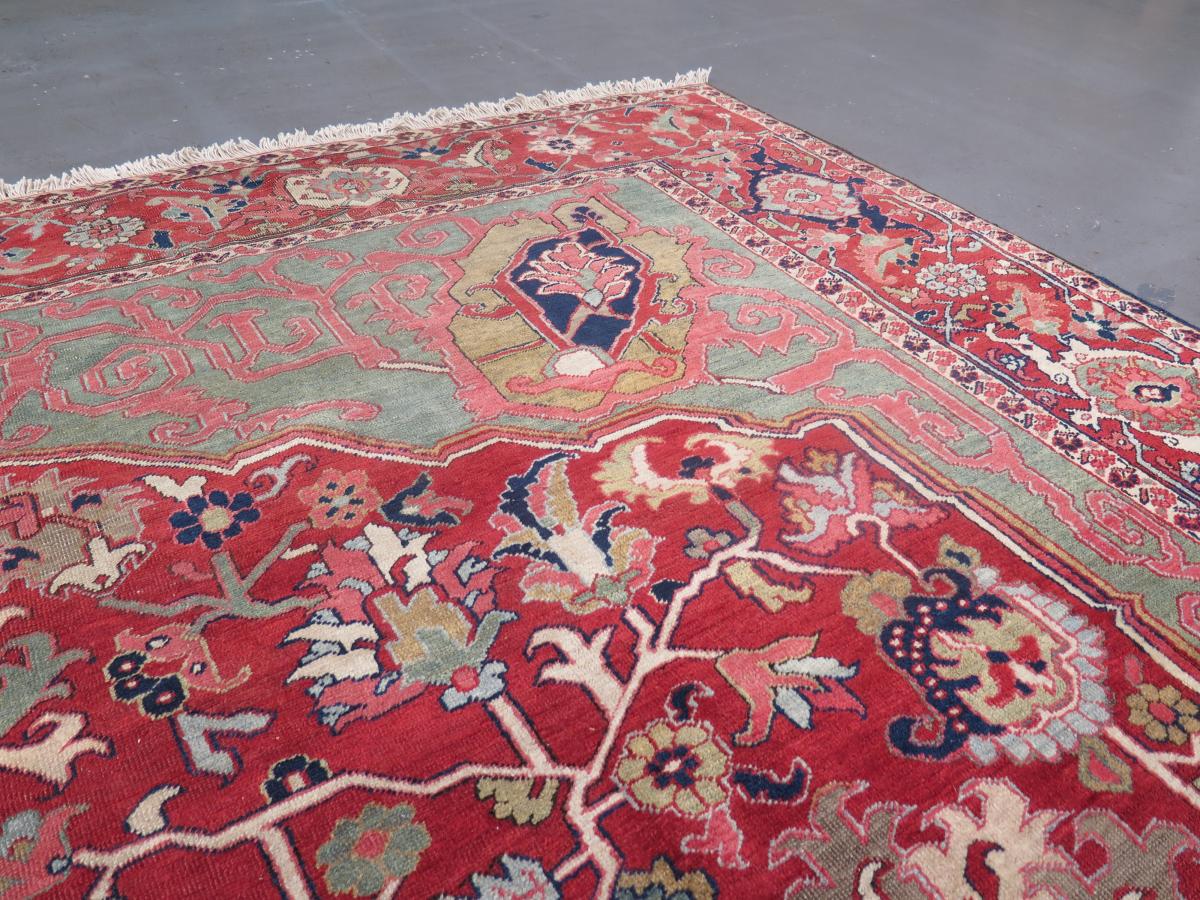 Early Serapi Heriz Long Carpet