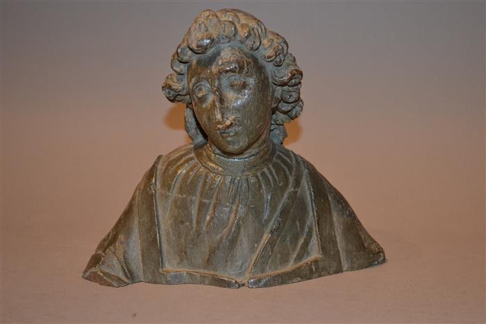Oak Bust of St John the Evangelist