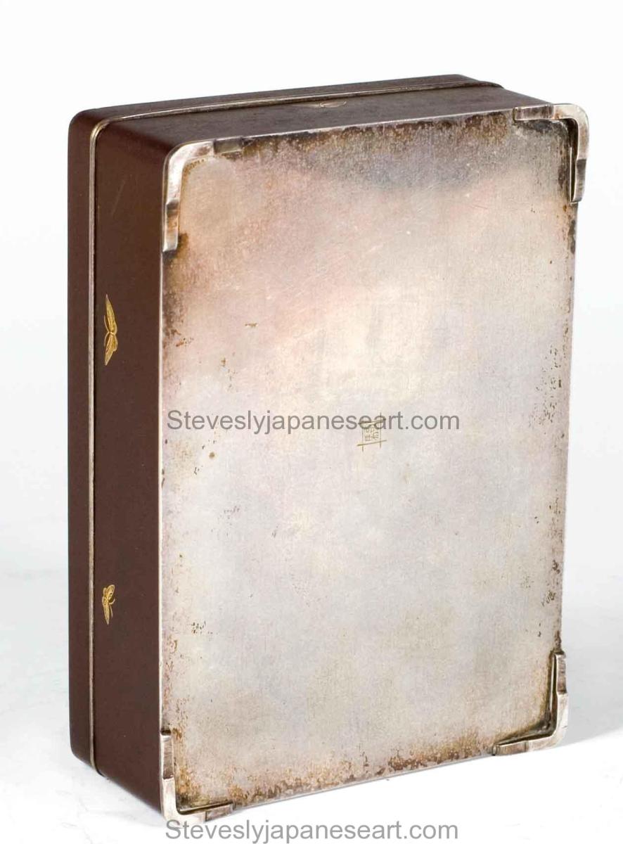 Charming Japanese Komai Style Iron Box