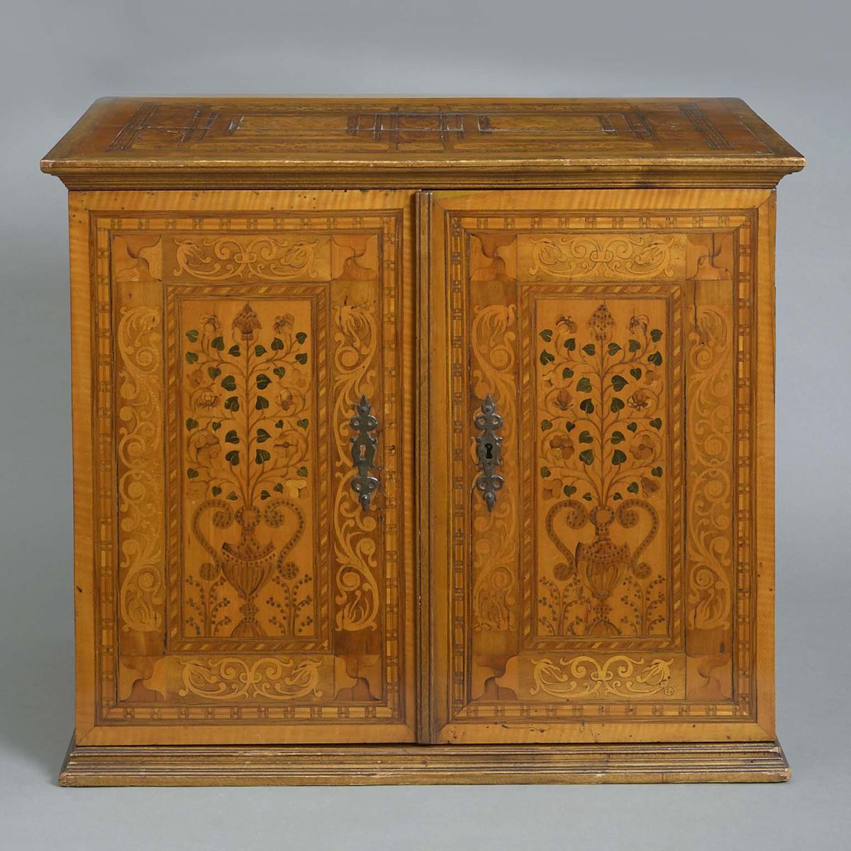 South German Table Cabinet