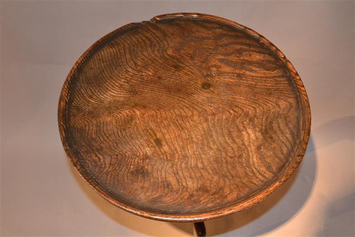 Mid 18th Century Oak Pedestal Table