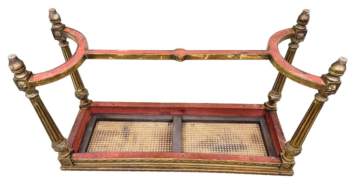 Early 20th Century Giltwood Luggage Rack