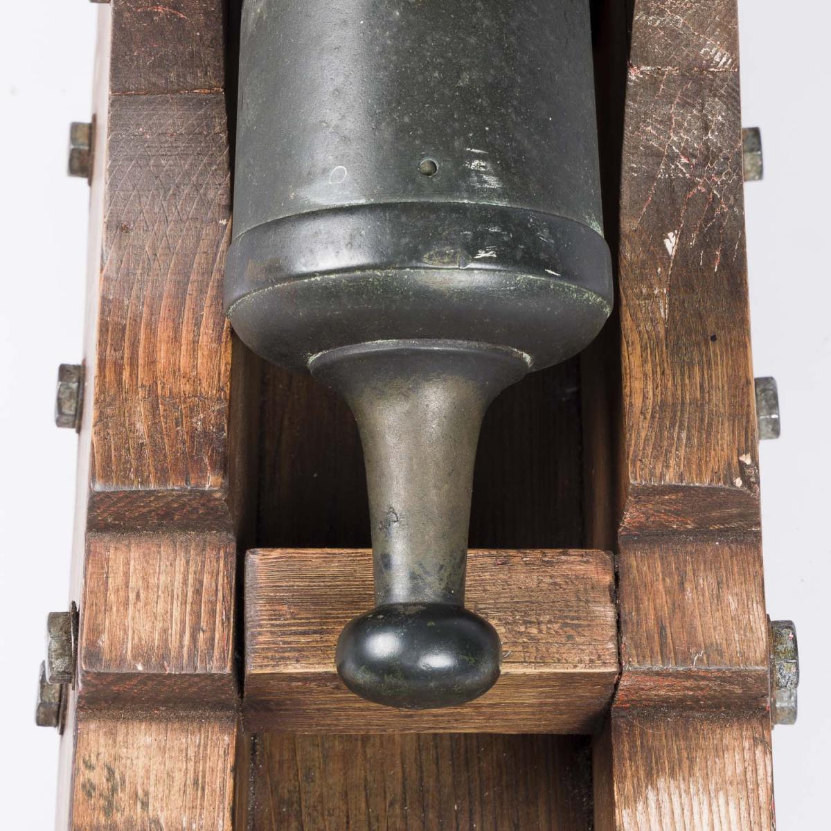 Early 19th century bronze Danish muzzle loaded cannon