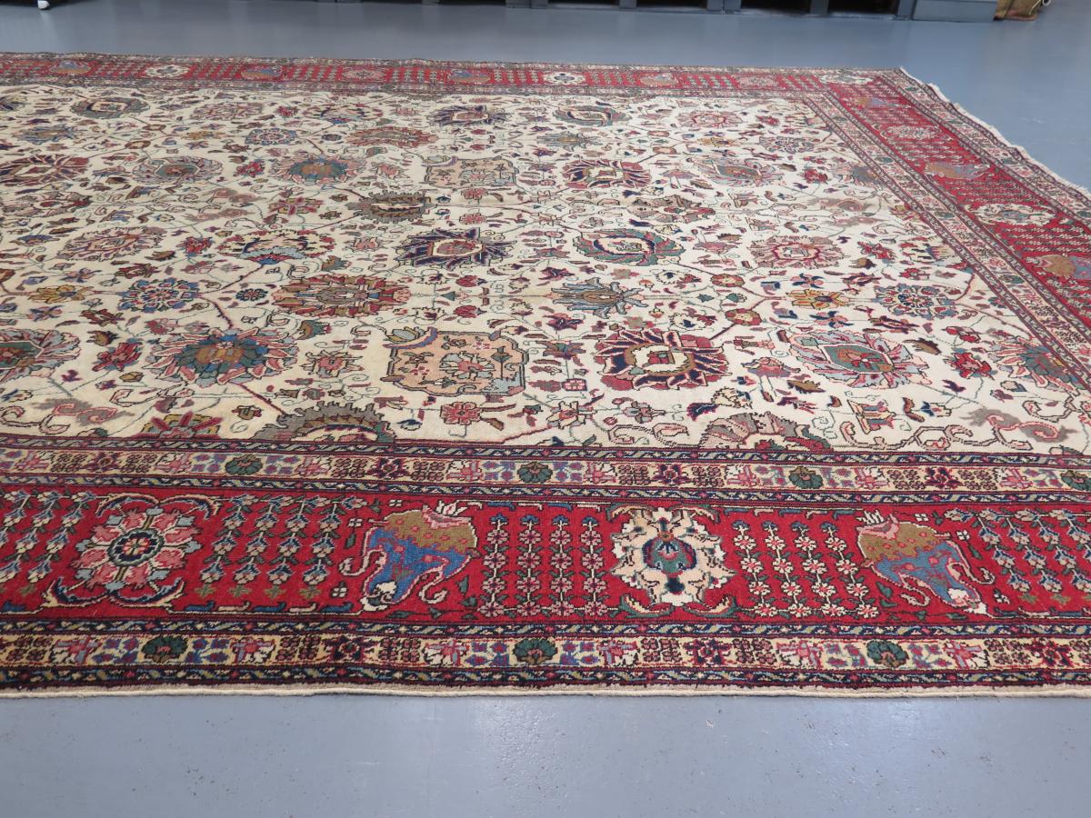 Vintage Tabriz Carpet, circa 1930s