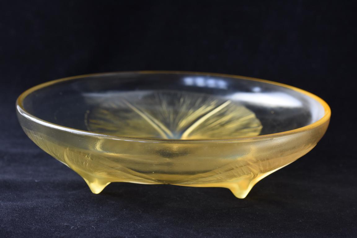 Rene Lalique Amber volubilis bowl