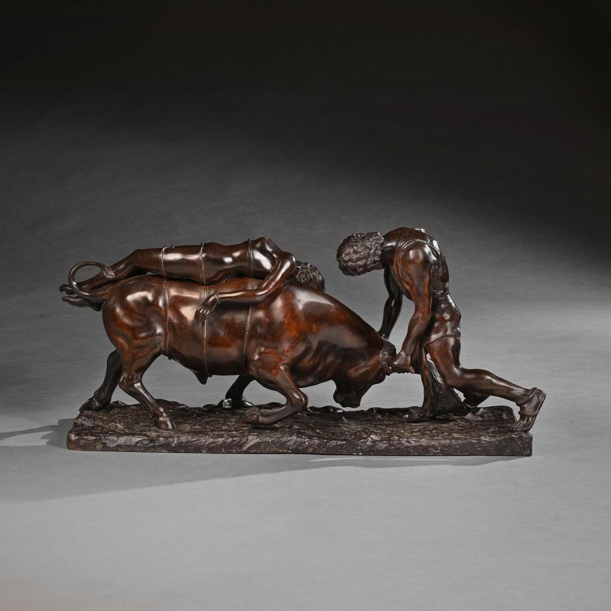 Neapolitan Bronze Depicting the Abduction of Europa by Vincenzo Cinque