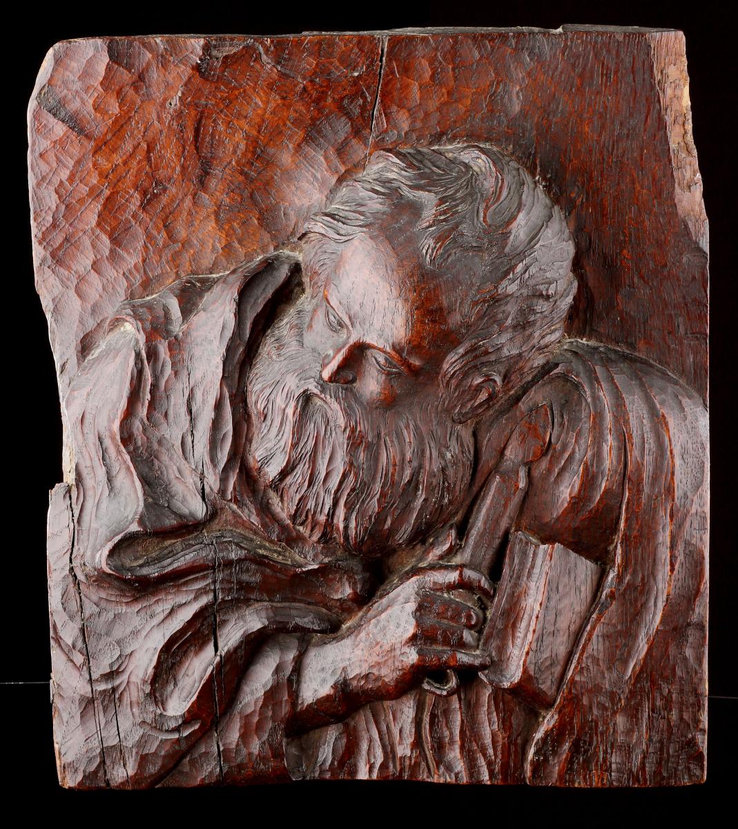 Carved High Relief of St John