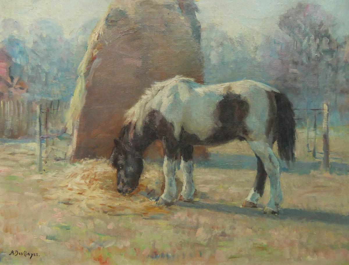 Alice des Clayes "The Coloured Pony" oil painting