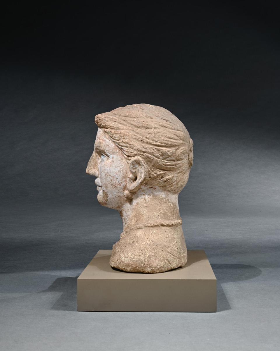 Ancient Etruscan Votive Female Bust 4th Century BC