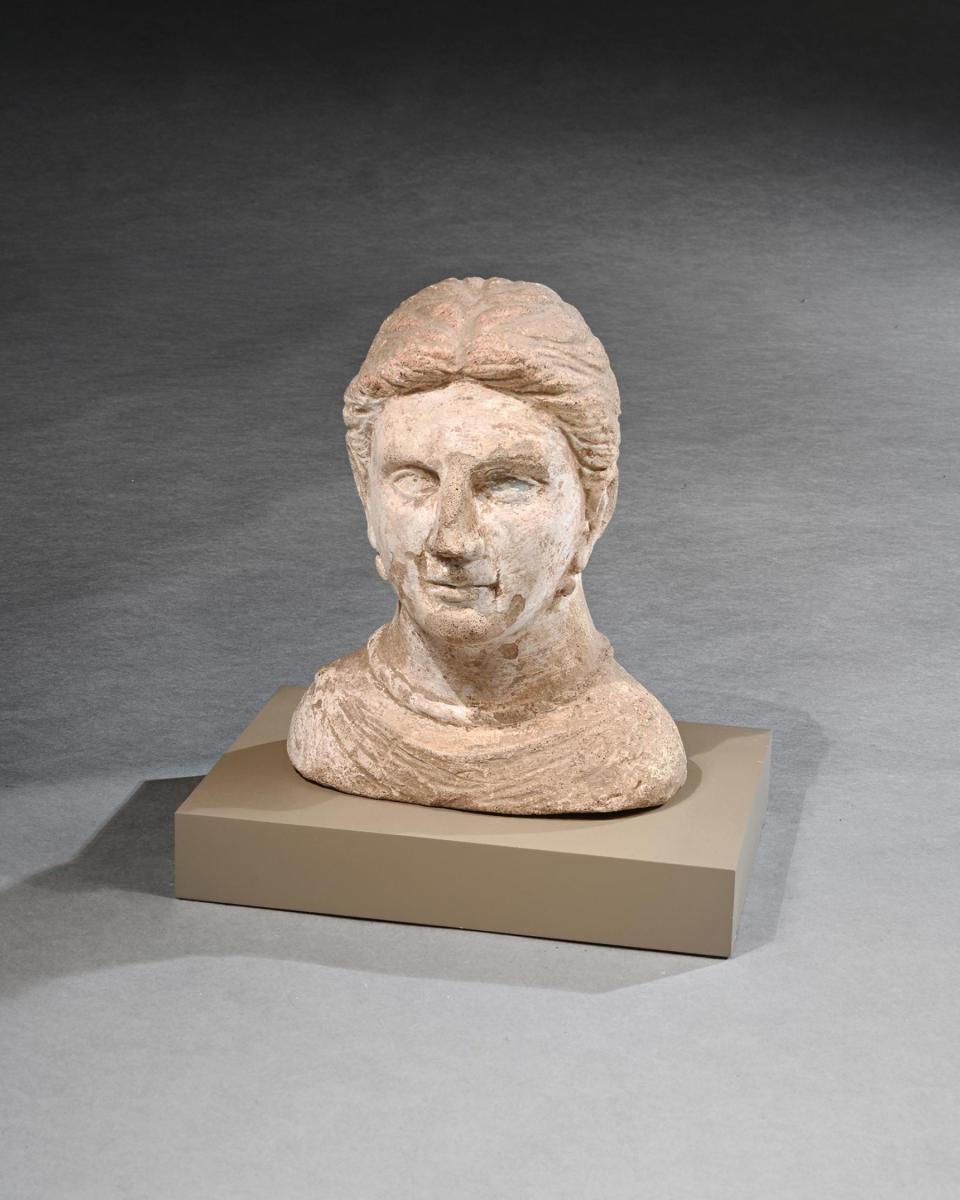 Ancient Etruscan Votive Female Bust 4th Century BC