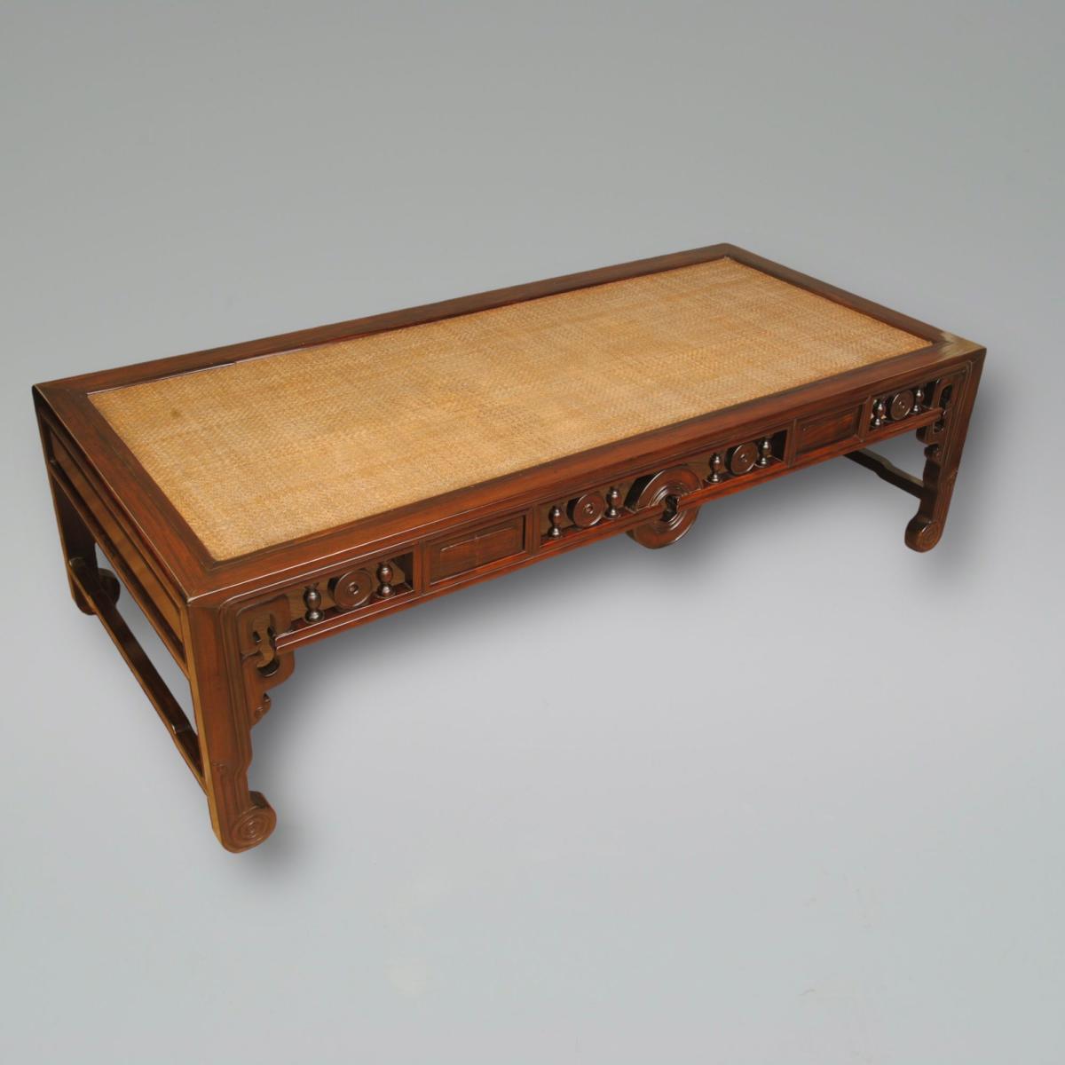 Chinese Hardwood Table or Daybed