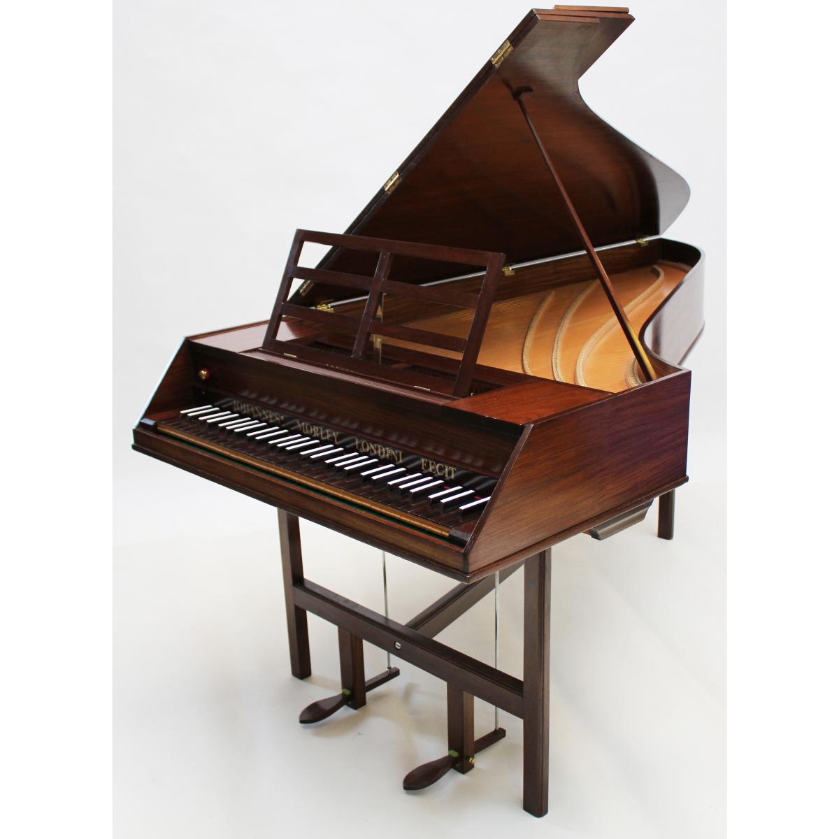John Morley single manual harpsichord open