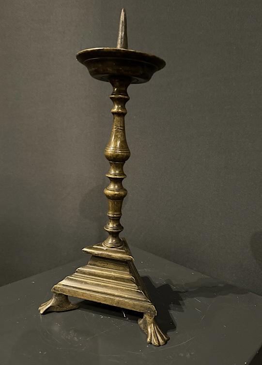 Early 17th Century Brass Pricket Stick