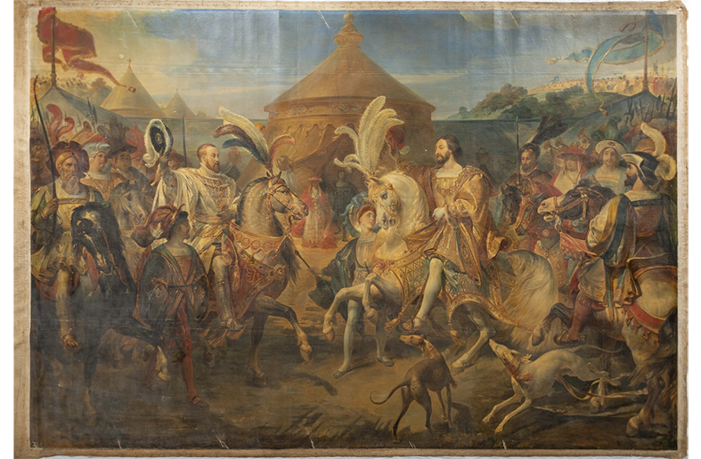 Field of the Cloth of Gold - Auguste-Hyacinthe Debay (1804-1865), of 1837 now in the Place of Versailles.  