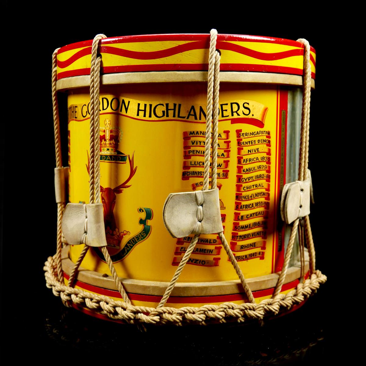 4th/7th Bn. The Gordon Highlanders Drum, 1955