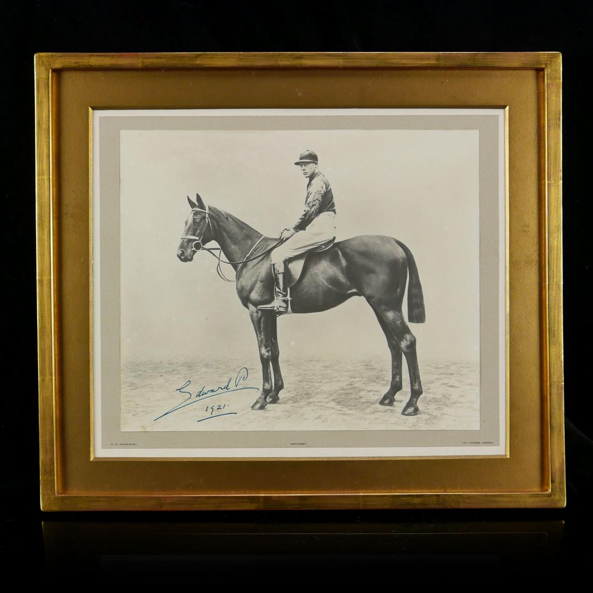 Steeplechasing - An Equestrian Photographic Portrait Edward, Prince of Wales, 1921
