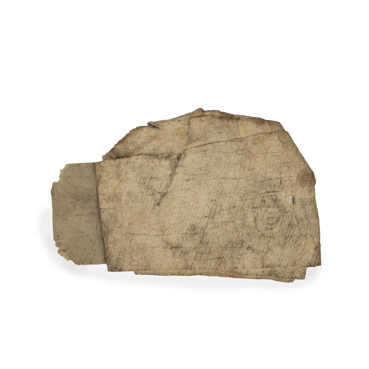Relic from the family of Bounty Mutineer John Adams: An exceptionally rare documented piece of Bark Cloth from the Pitcairn Islands