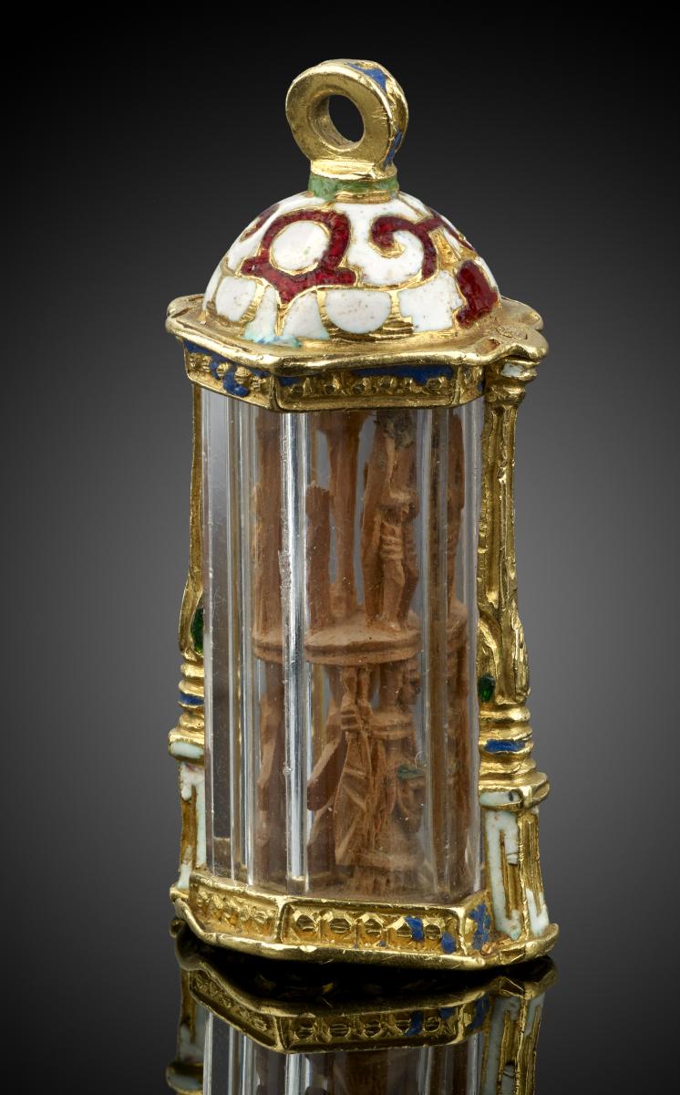 Rock Crystal and Gold Tabernacle Jewel in the Form of a Lantern Mexico, Late 16th Century