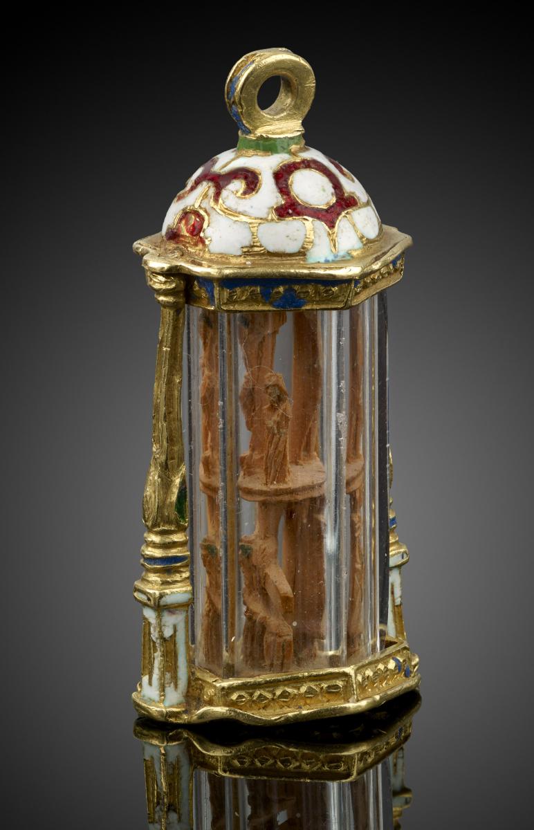 Rock Crystal and Gold Tabernacle Jewel in the Form of a Lantern Mexico, Late 16th Century