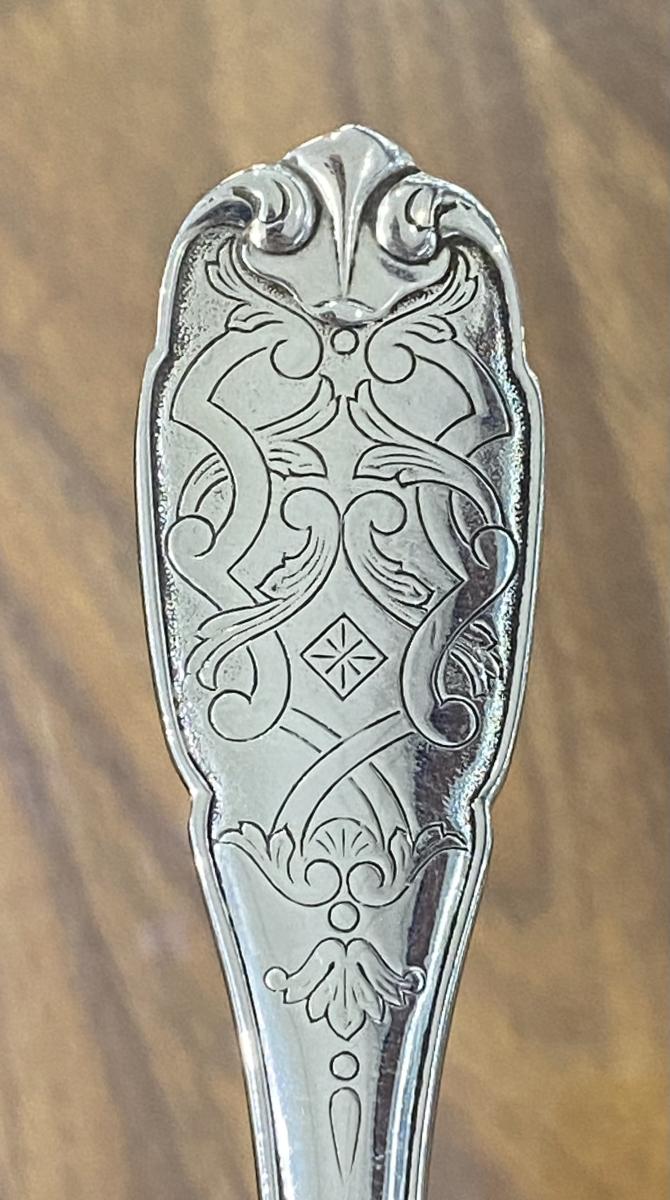 Puiforcat Elysee pattern silver cutlery flatware