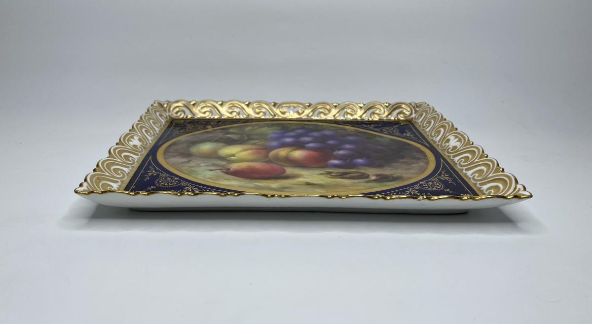 Royal Worcester porcelain tray