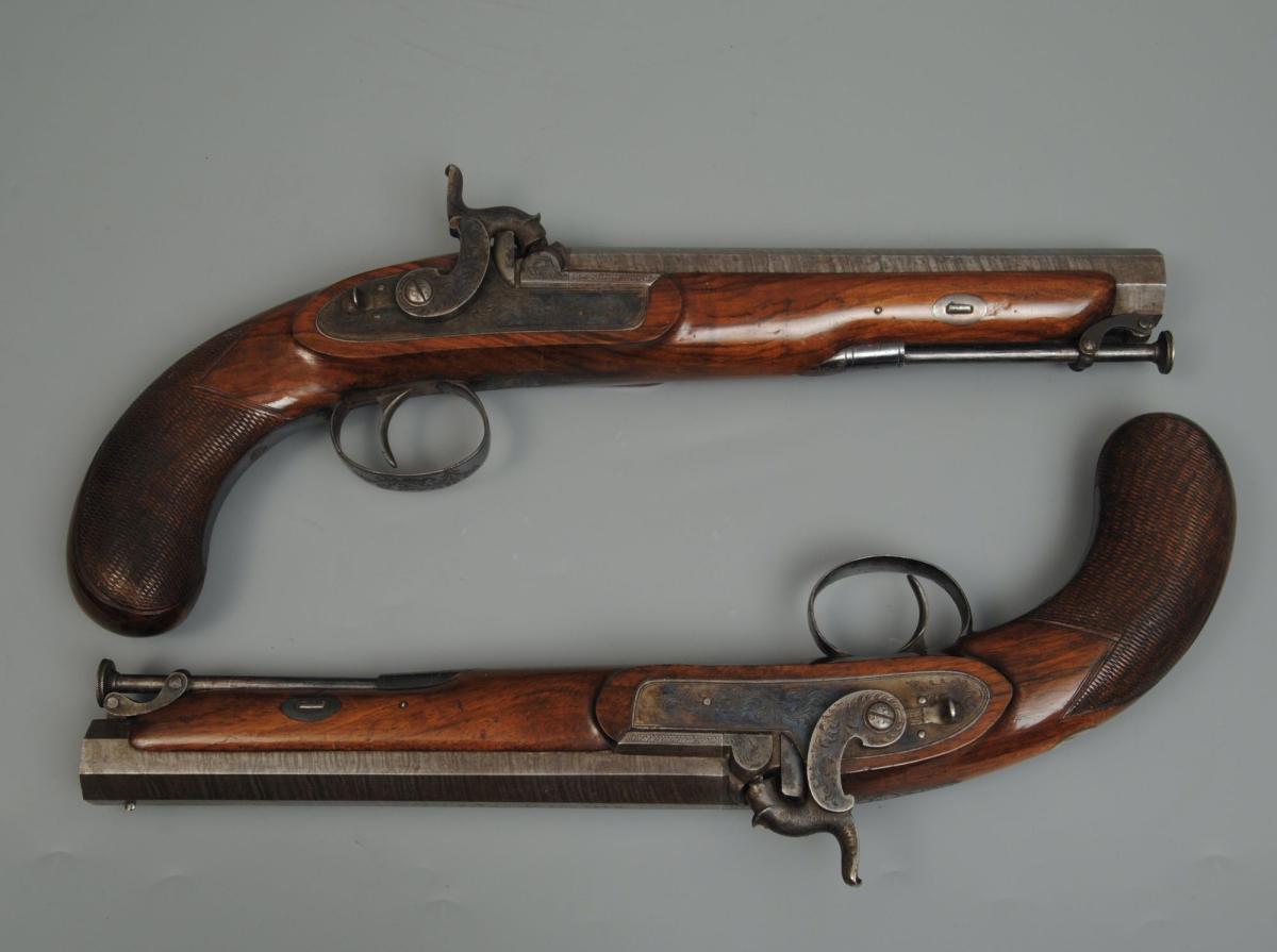 A Fine Pair of Officers Pistols by Egg, London