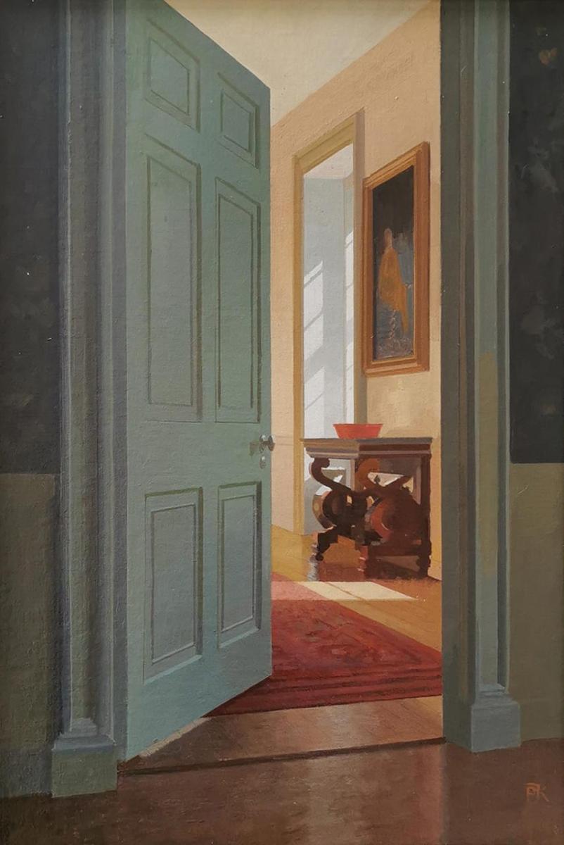 Doorway to the Dining Room: Long Hill, Massachusetts by Peter Kelly NEAC RBA ( 1931-2019)