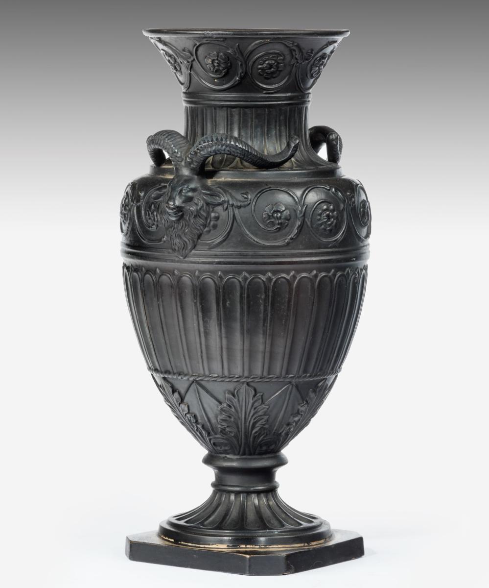 Neoclassical Basalt Ware Vase