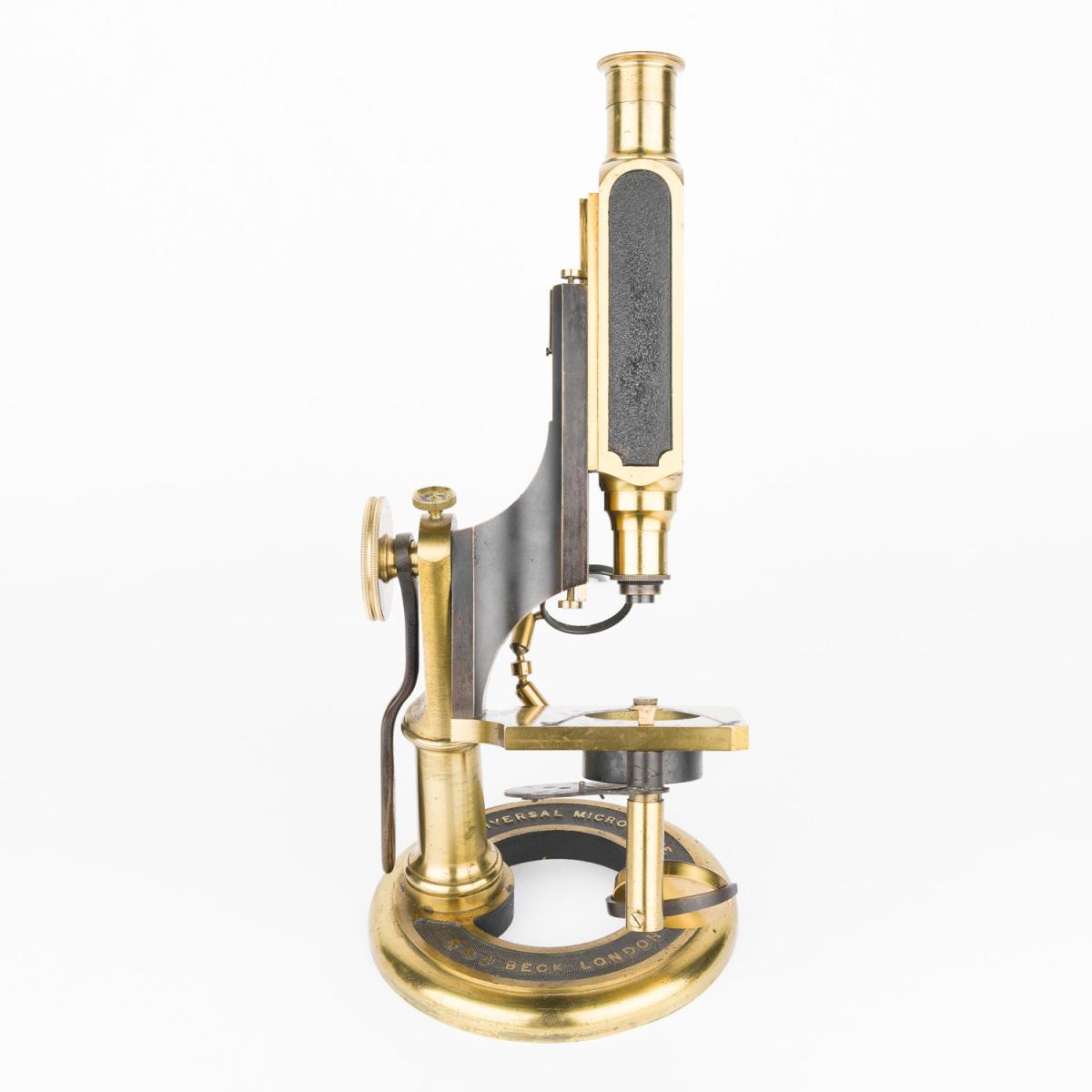 Universal Microscope by R & J Beck of London, 1867