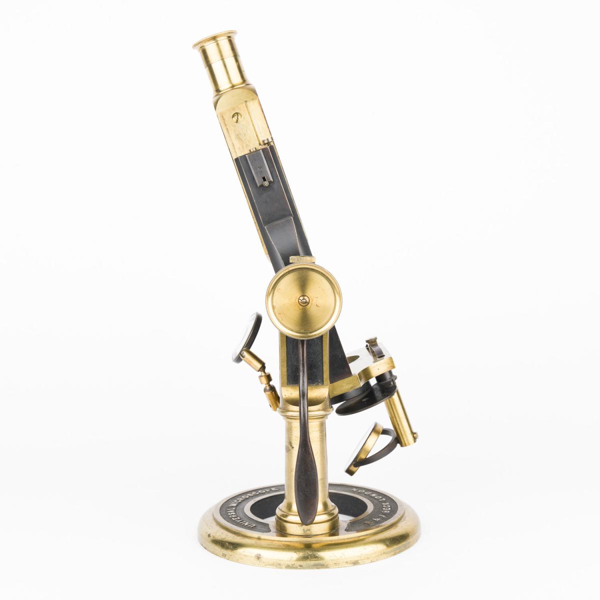 Universal Microscope by R & J Beck of London, 1867