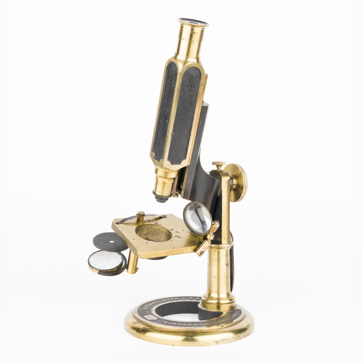 Universal Microscope by R & J Beck of London, 1867