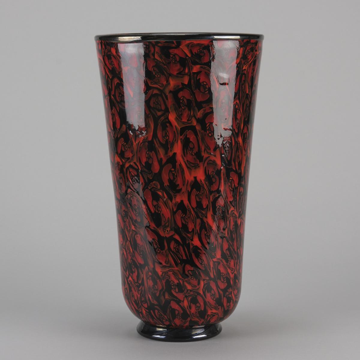 Late 20th Century Modernist Murano entitled "Murrine Vase I" by Vittorio Ferro
