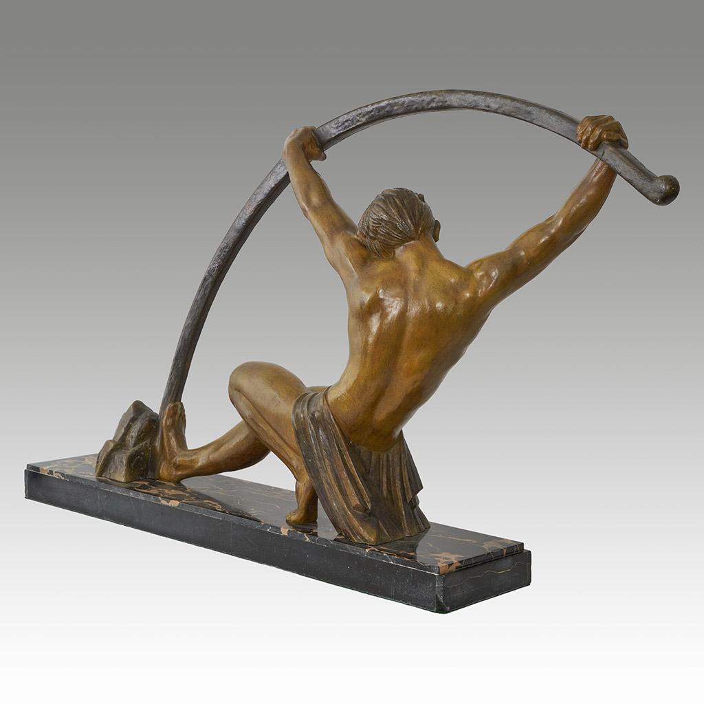 'L'age du Bronze' An Art Deco Sculpture by Demetre Chiparus