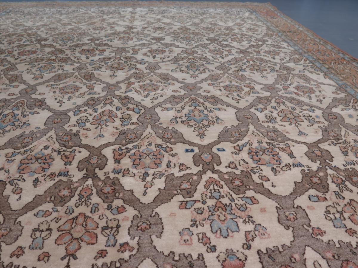 Unusual circa 1930s Qum Carpet