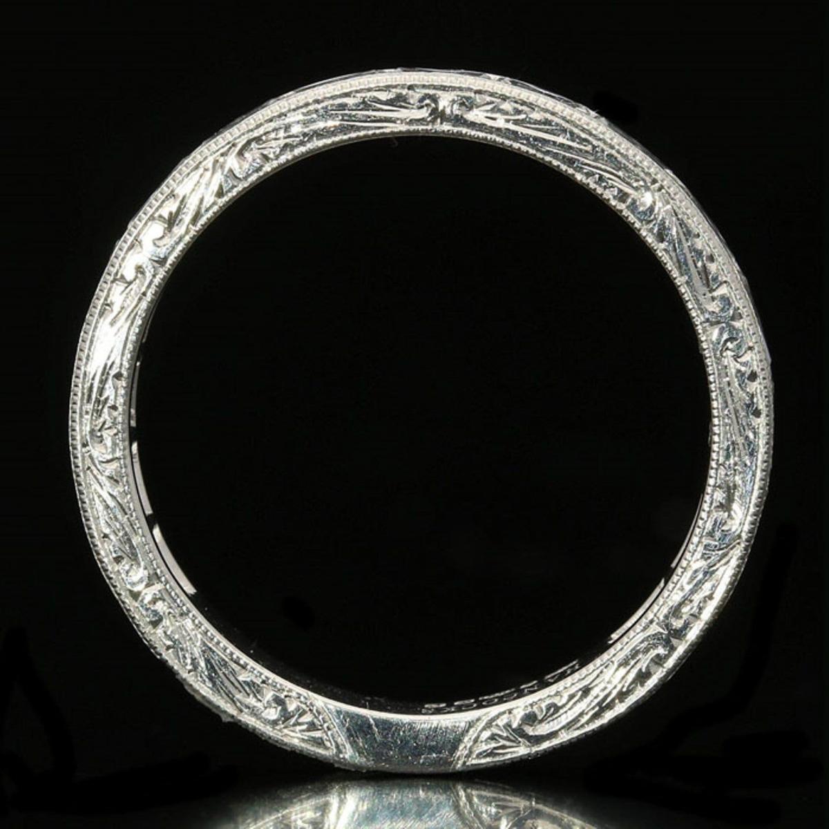 Hancocks “East or West” French Cut Diamond Platinum Eternity Ring