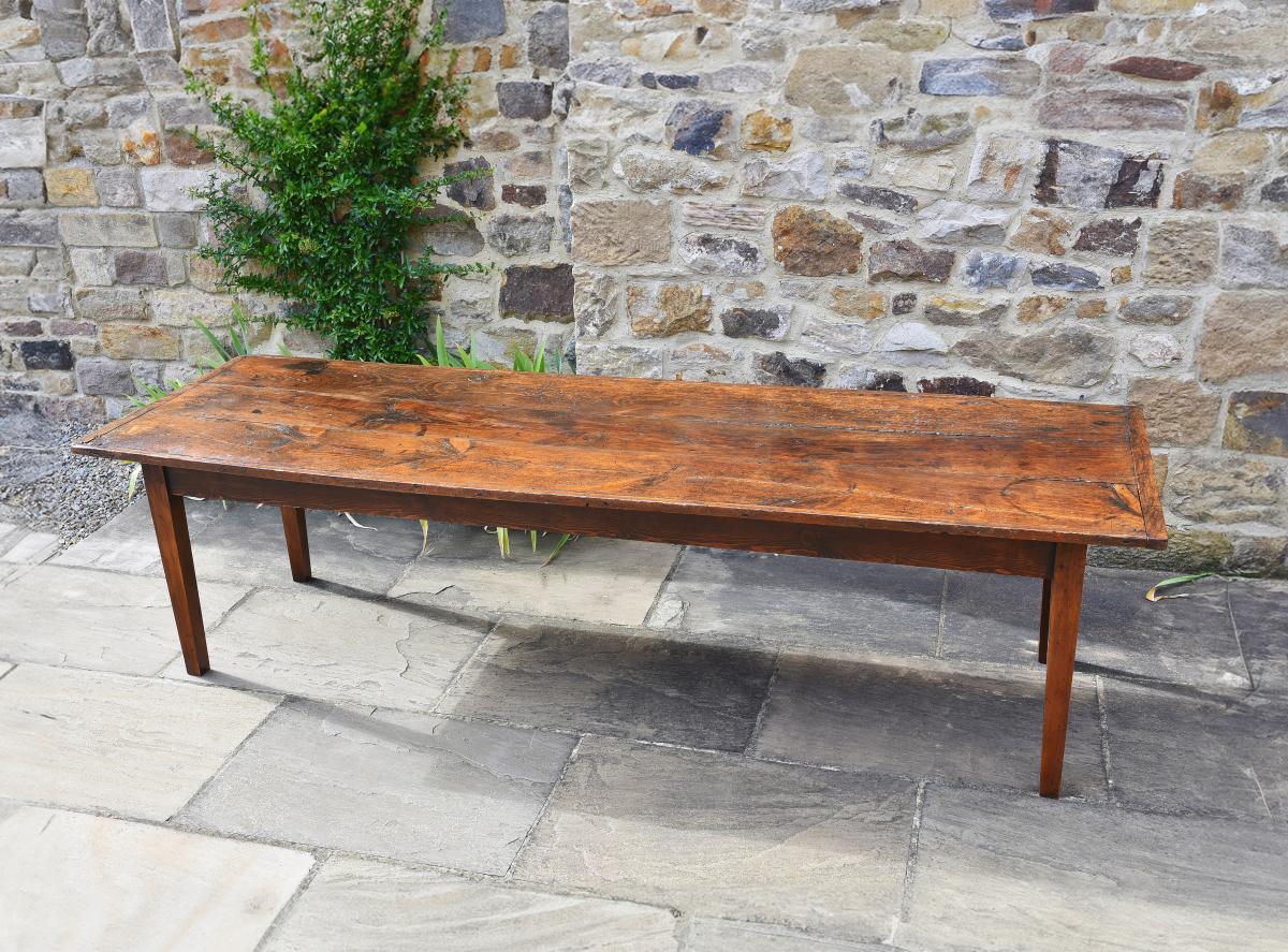 Large Country Farmhouse Dining Table
