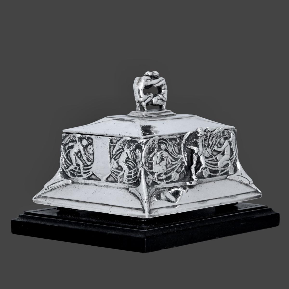 Lilian Simpson symbolist silver casket