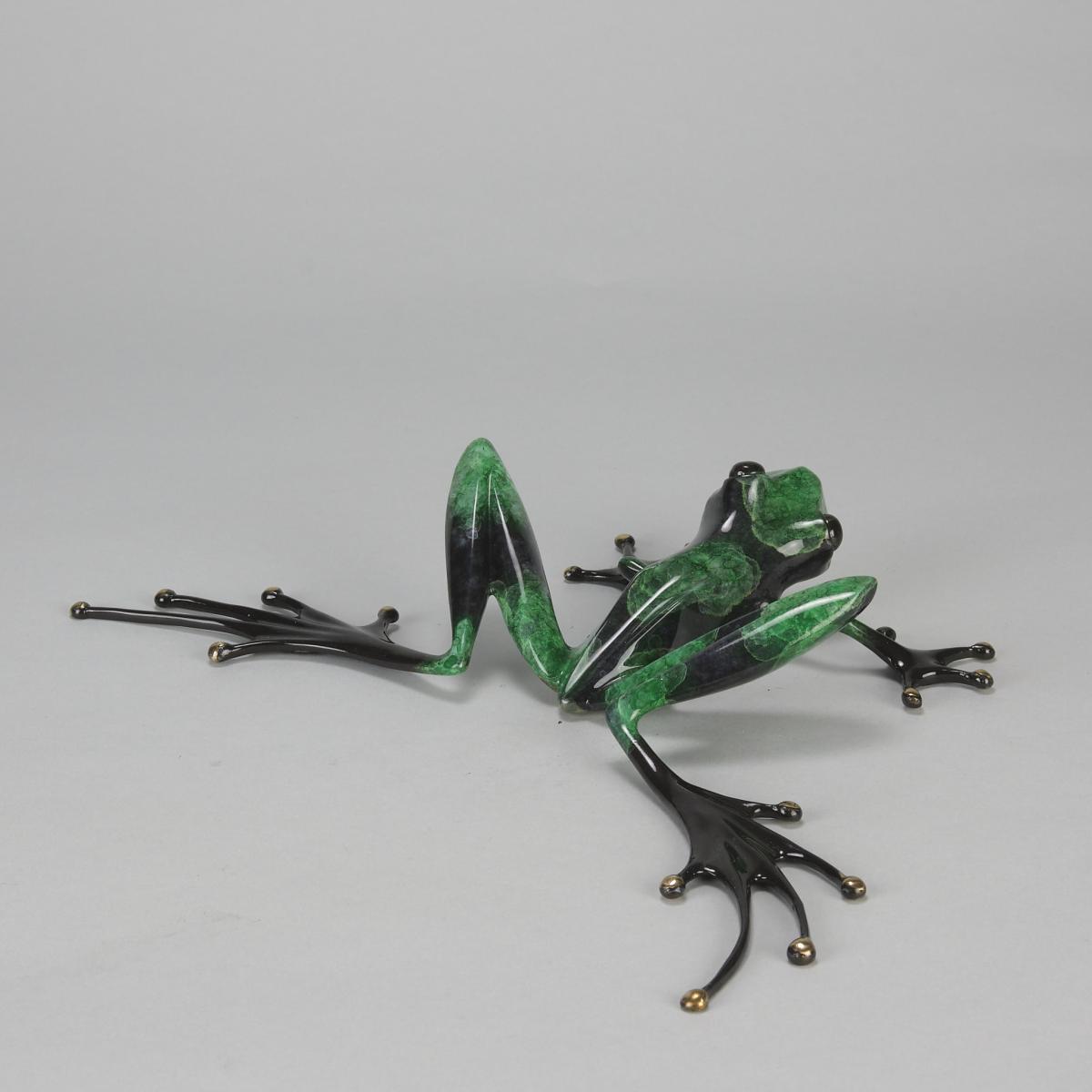 Contemporary Enamelled Bronze Sculpture entitled "Surf" by Tim Cotterill 