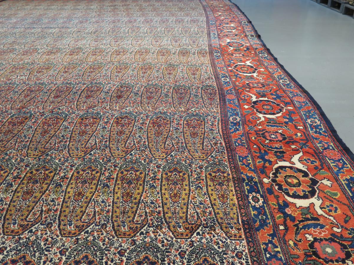 Large circa 1880 Senneh Carpet