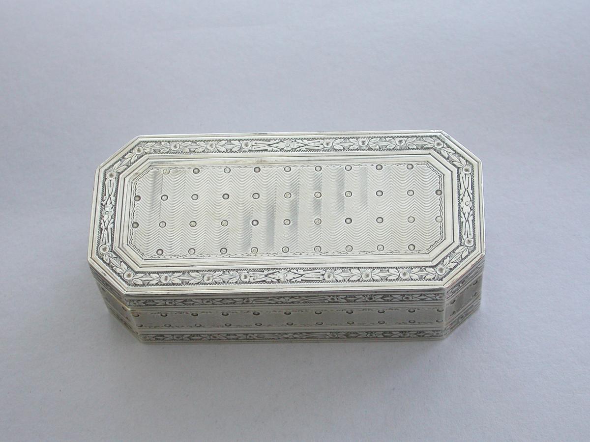 George V Silver Presentation Snuff Box. The Clothworkers Company By Carrington & Co, London 1935