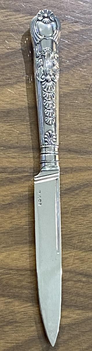 Paul Storr Coburg Cutlery flatware 1816/17 Dessert knives 