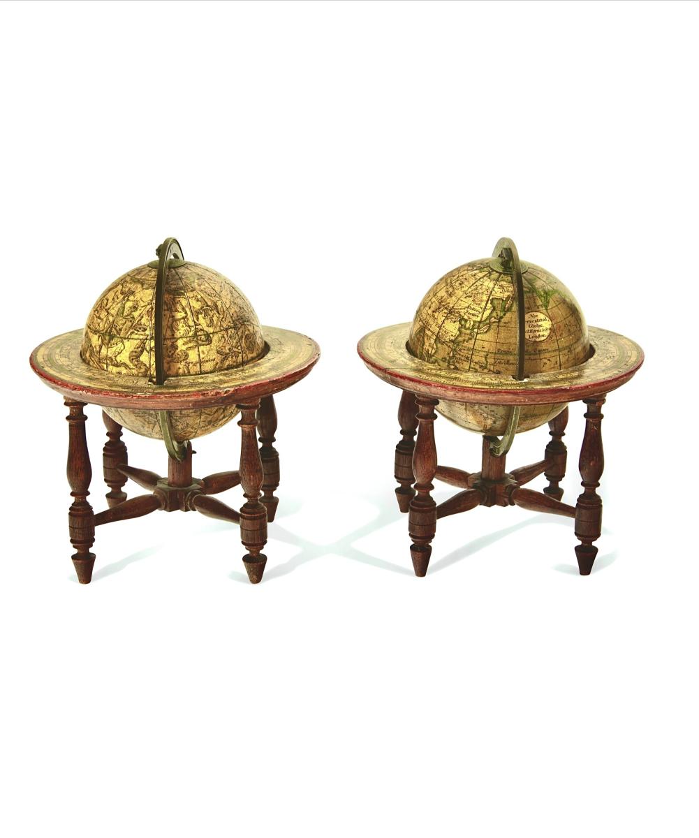 early 19th Century Thomas Harris and Son Miniature desk Globes