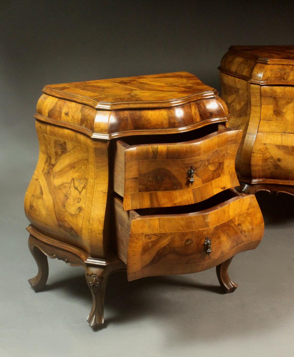 Pair of 18th Century Style Bedside Chests