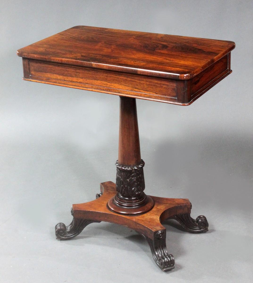 Regency Rosewood Occasional Table
