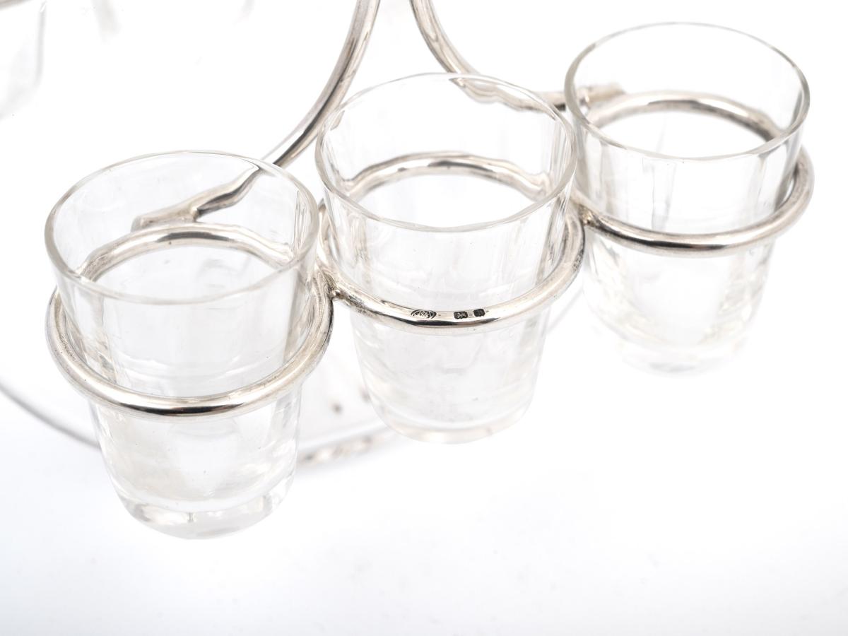 Close up of the spirit glasses