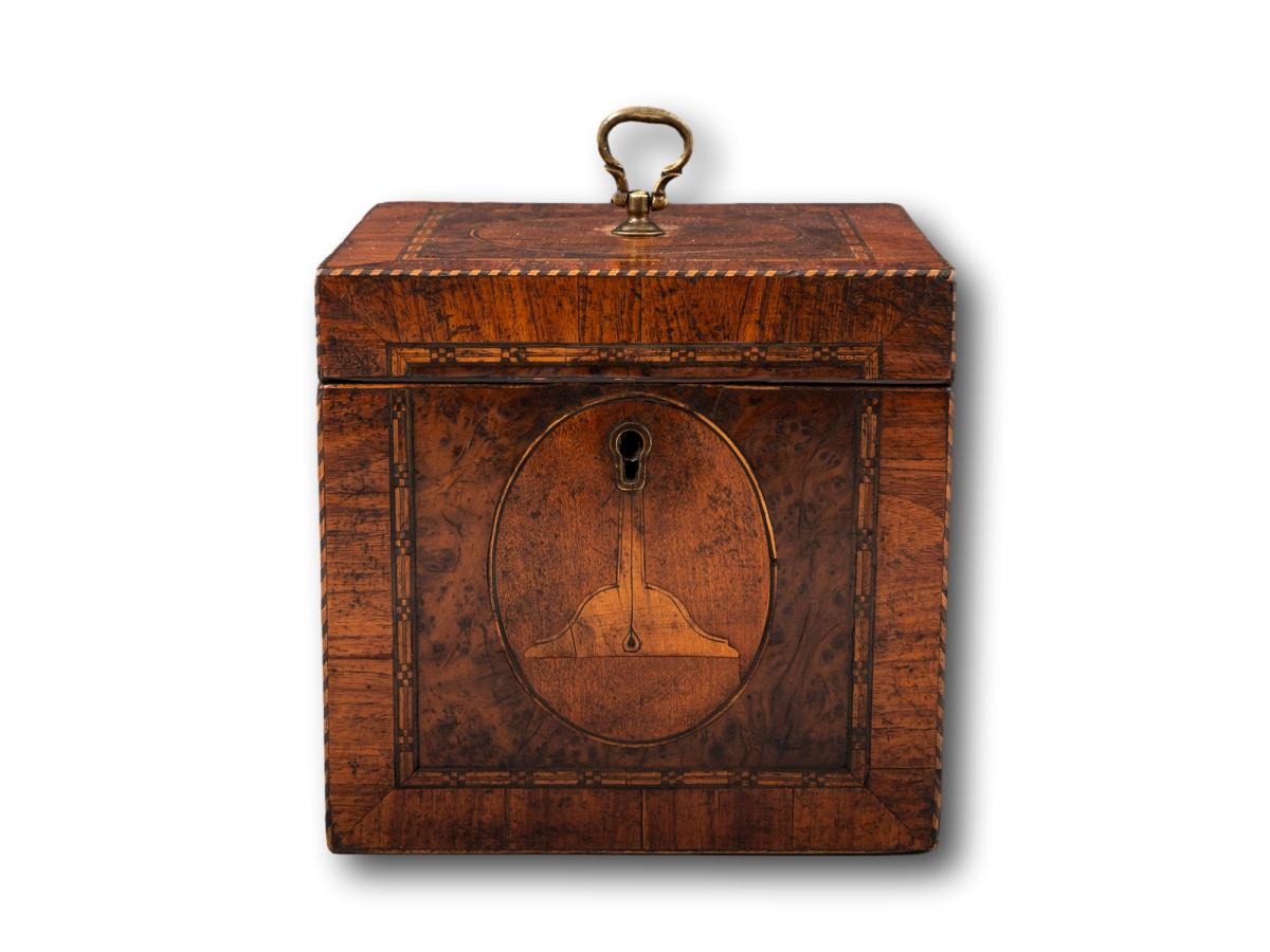Front of the Masonic Tea Caddy