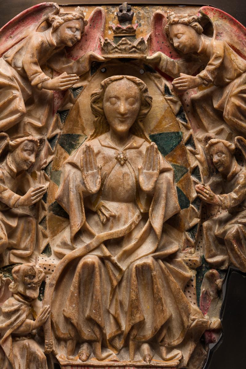 Nottingham Alabaster Virgin in Majesty