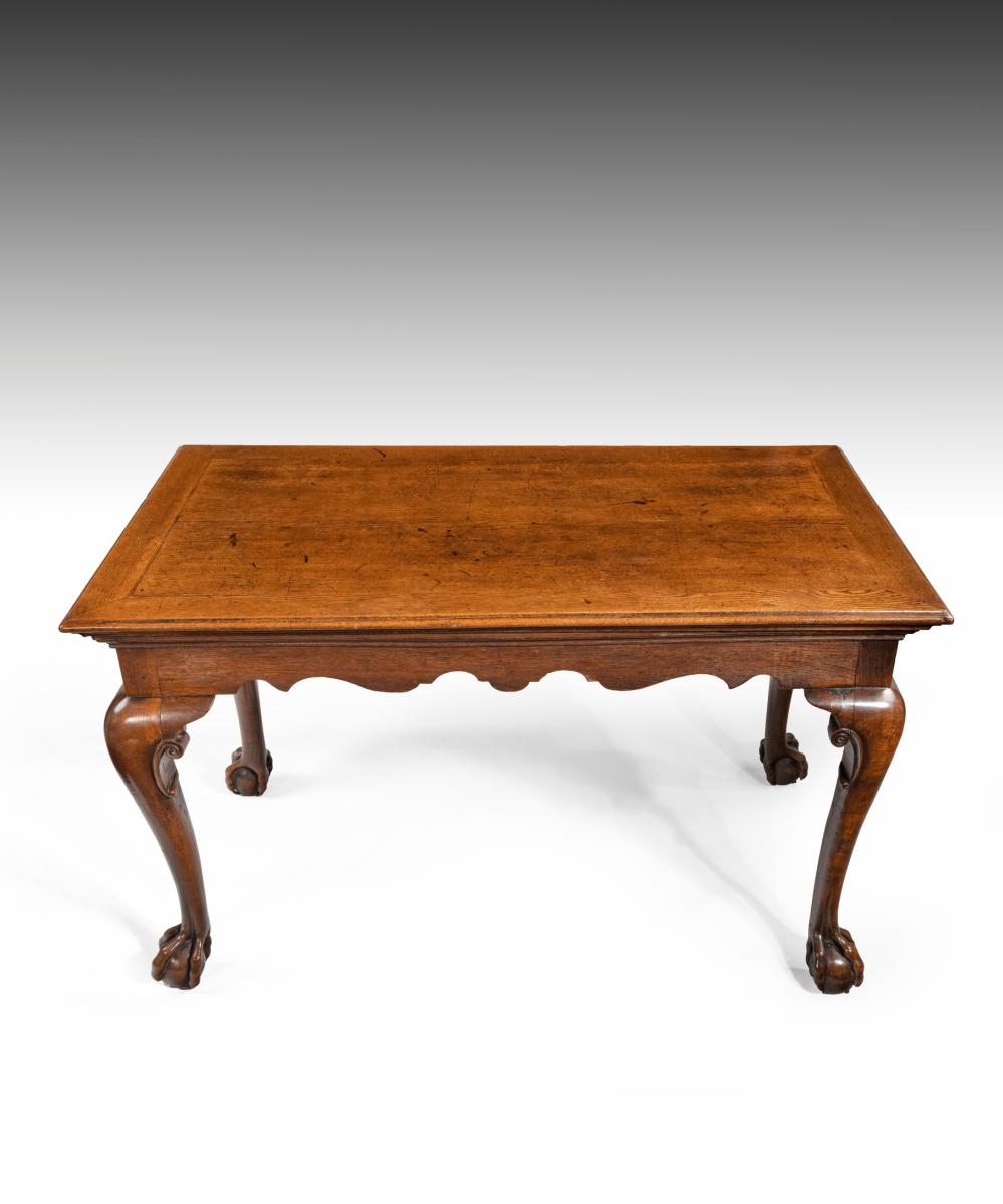 George II Carved Oak Centre Table